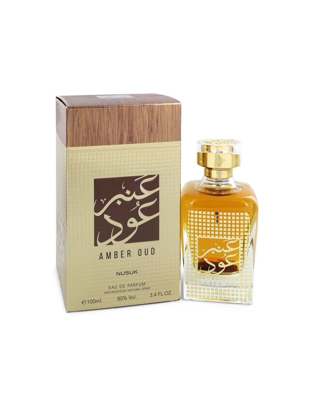 NUSUK Amber Oud parfumuotas vanduo unisex 100ml