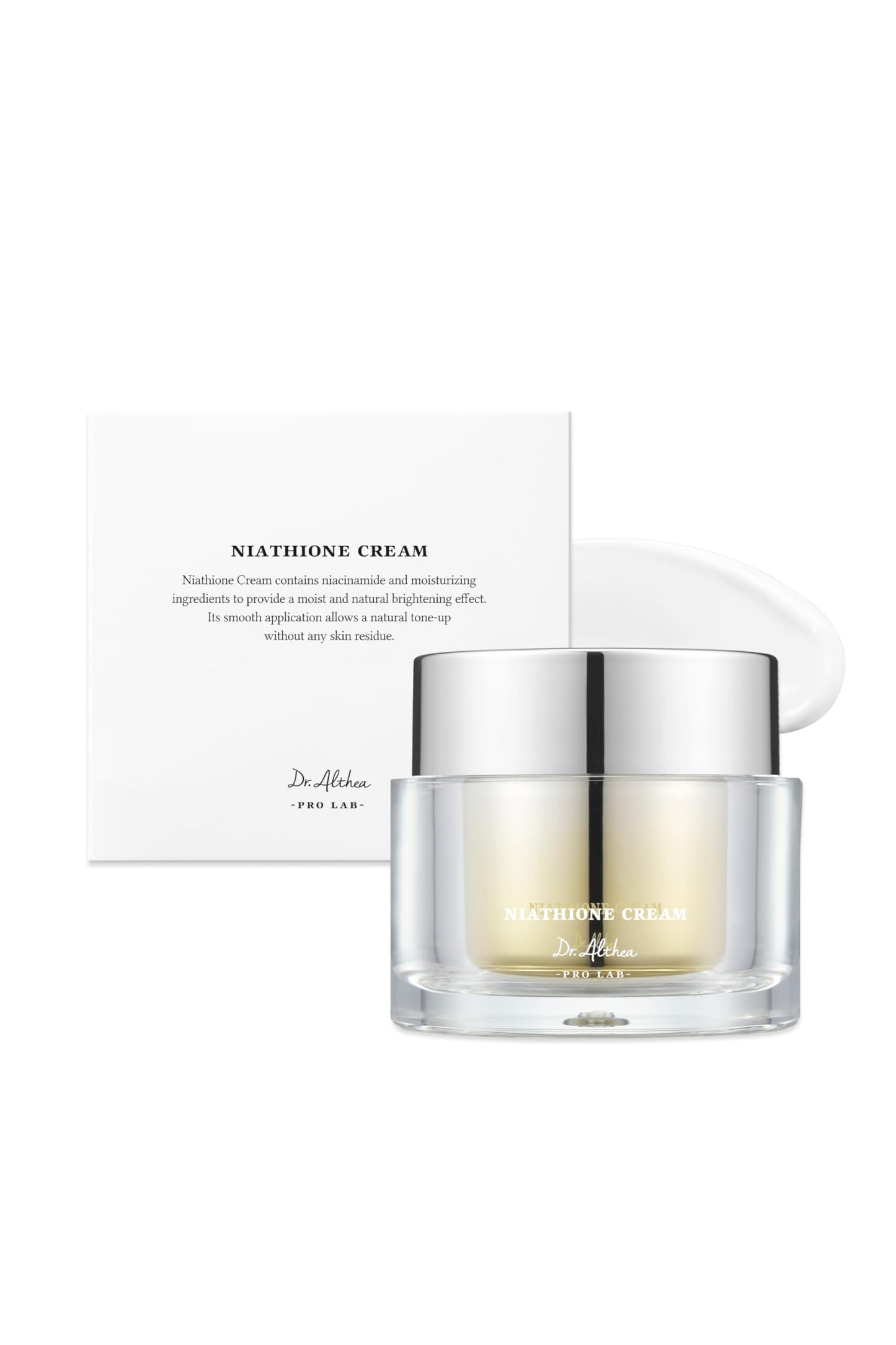 Dr.Althea Niathione Cream, drėkinantis - šviesinantis veido kremas, 30ml.