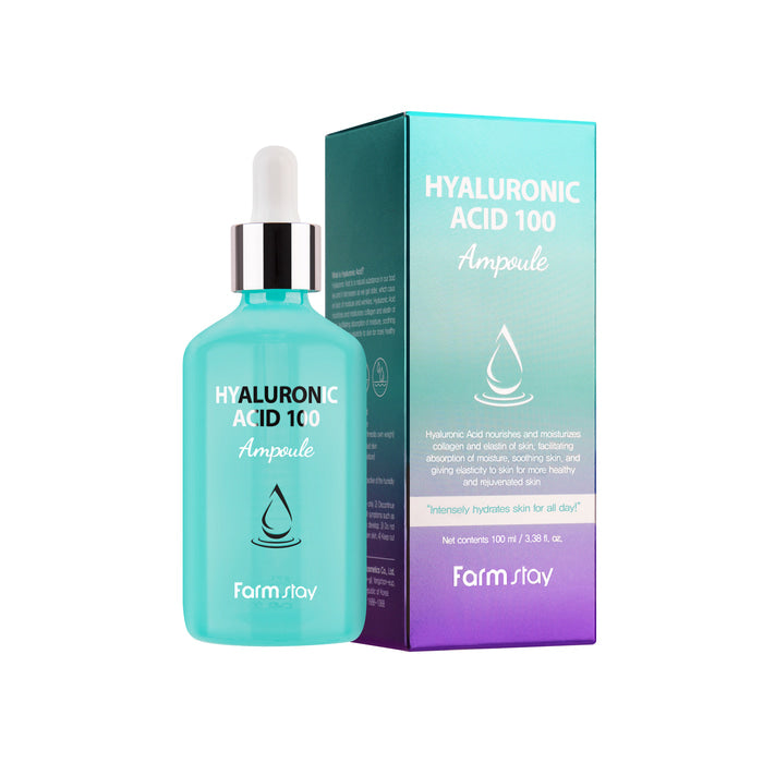 Ampulių serumas Farmstay Hyaluronic Acid 100, 100 ml