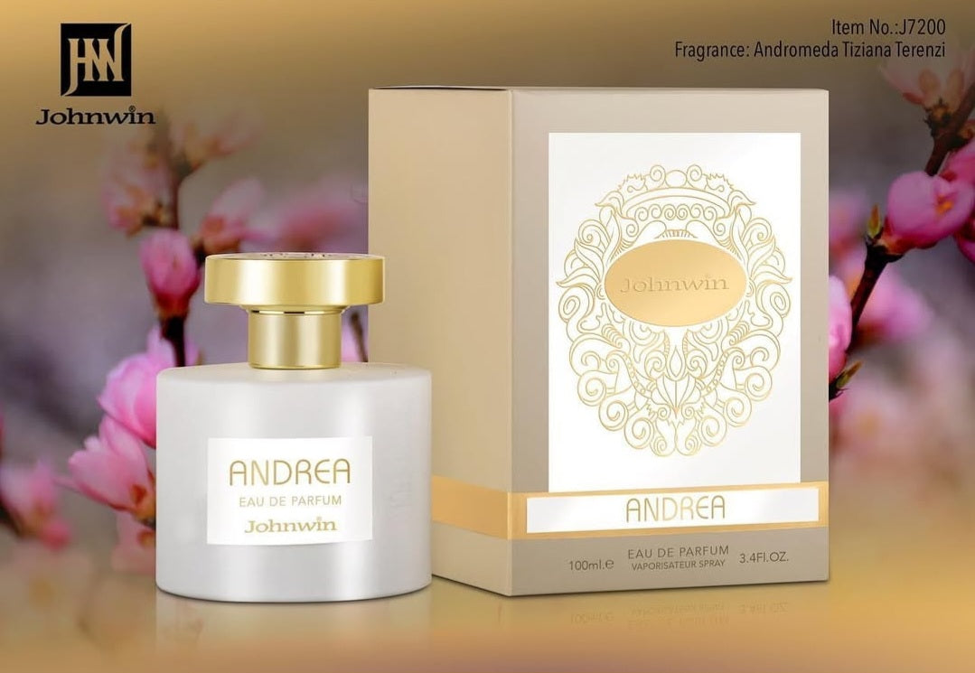 Andrea Johnwin (Artimas aromatas Tiziana Terenzi Andromeda)