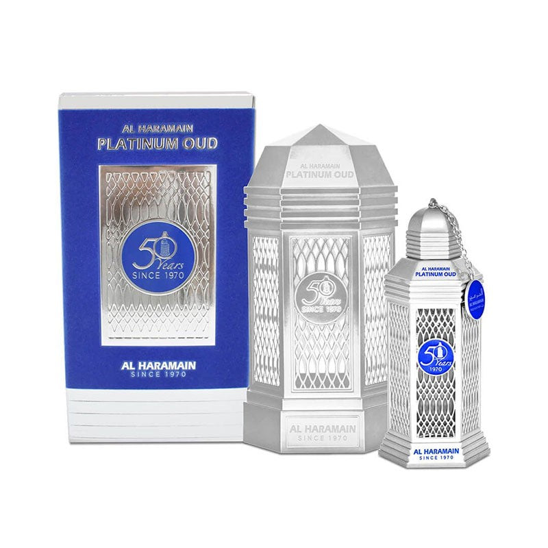 Al Haramain 50 Years Platinum Oud Parfum kvepalai moterims ir vyrams