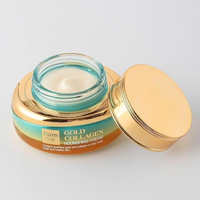 Veido kremas Farmstay Gold Collagen Nourishing Cream, 55 ml