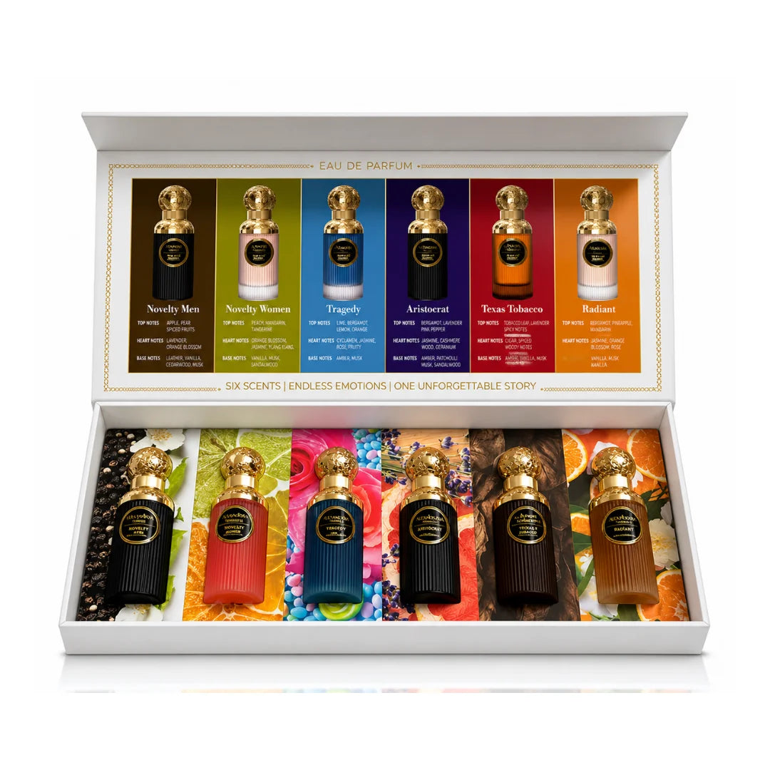 Discovery Set Six Scents ALMAS by LE BONHEUR 6 x 30ml