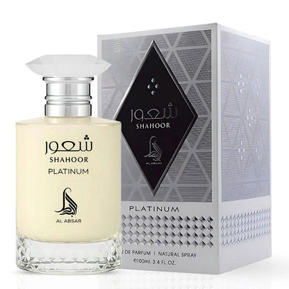 Eau de Parfum Al Absar Shahoor Platinum, Unisex, 100 ml