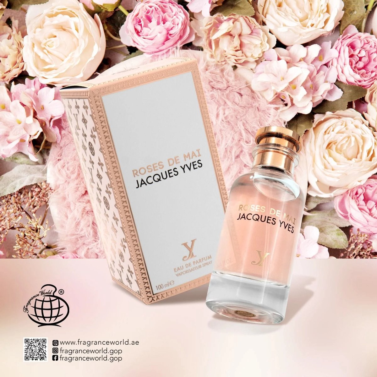 Fragrance World Roses De Mai Jacques Yves EDP kvepalai vyrams ir moterims