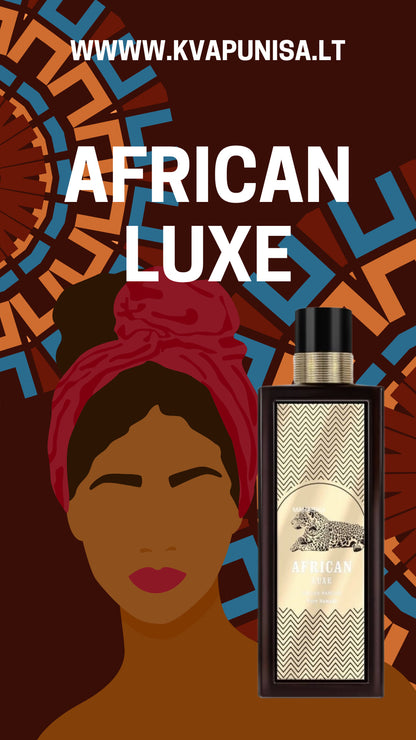African luxe/African leather/FRAGRANCE WORLD 80ML.