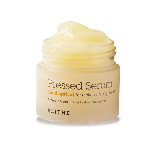 Blithe Pressed Serum
Serumas-kremas veidui
Blithe Pressed Crystal Gold Apricot Serum