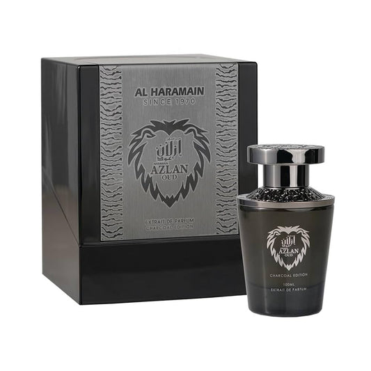 Al Haramain Azlan Oud Charcoal Edition Extrait De Parfum PP kvepalai vyrams ir moterims(TESTERIS BALTA PAKUOTĖ)