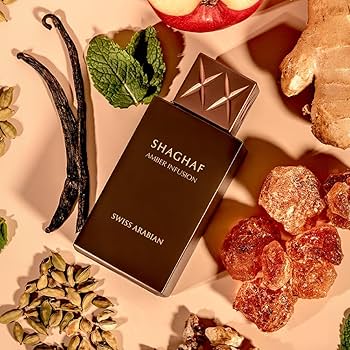 Swiss Arabian Shaghaf Amber Infusion Extrait De Parfum kvepalai vyrams ir moterims