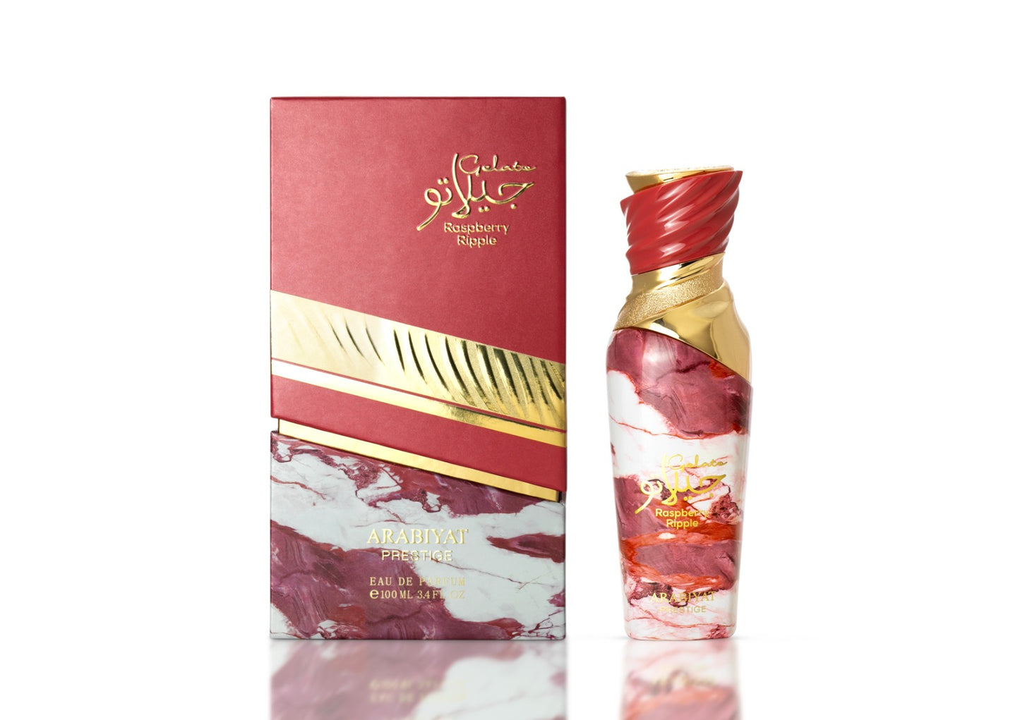 Arabiyat Prestige „Gelato Raspberry Ripple“ – gaivus moteriškas kvepalų vanduo – 100 ml