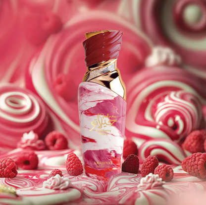Arabiyat Prestige „Gelato Raspberry Ripple“ – gaivus moteriškas kvepalų vanduo – 100 ml