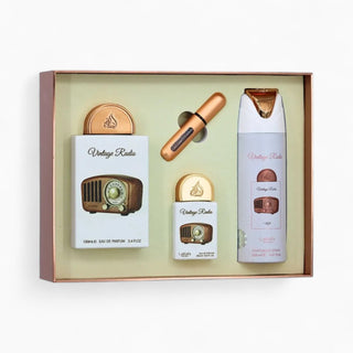 Lattafa Pride Vintage Radio Gift Set