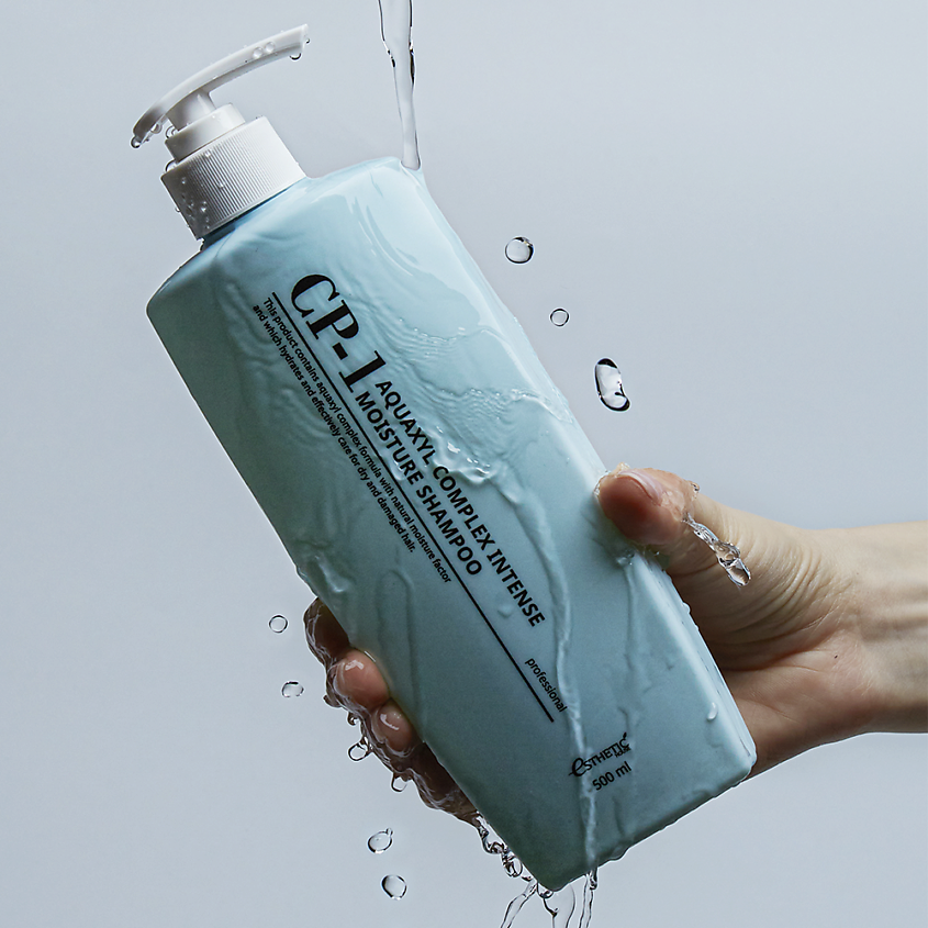 Esthetic House CP-1 Aquaxyl Complex Intense Moisture Shampoo drėkinantis plaukų šampūnas, 500 ml
