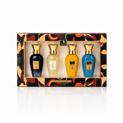 Volaré Discovery rinkinys – 4 mini kvepalai (4 × 25 ml)