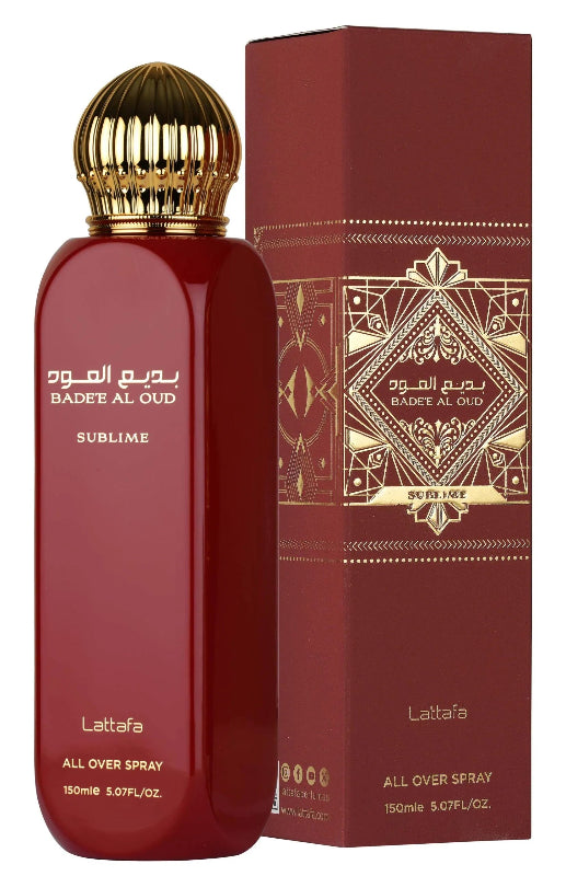 Lattafa
Badee Al Oud Sublime
kūno purškiklis Unisex