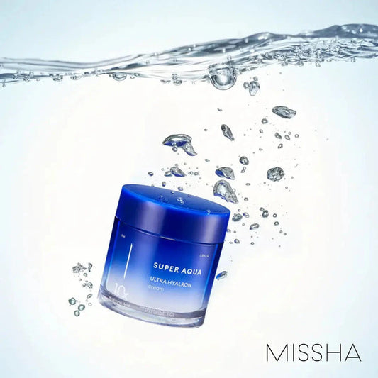Missha Super Aqua Ultra Hyalron Balm Cream Original – drėkinamasis veido kremas balzamas
