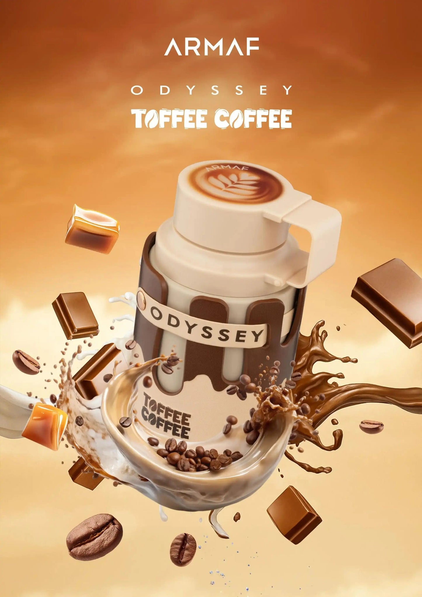 Armaf Odyssey Toffee Coffee Cafe Collection EDP kvepalai vyrams ir moterims