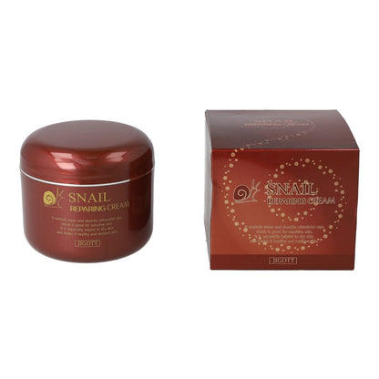 Jigott Snail Repairing Cream - Sraigių ekstraktu pagrįstas atstatantis veido kremas