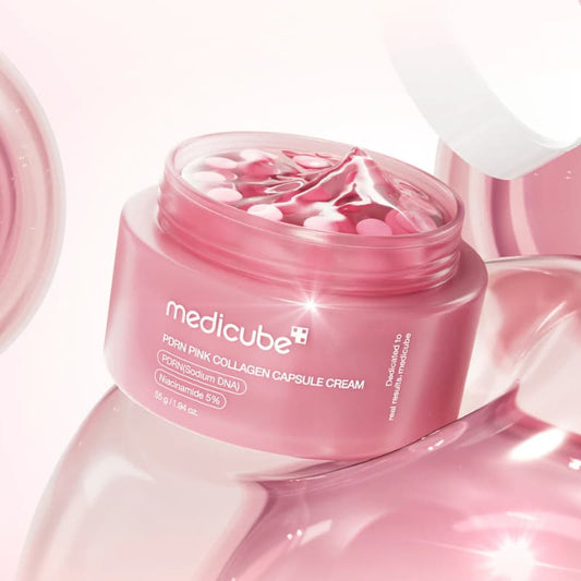 MEDICUBE PDRN Pink Collagen Capsule Cream veido kremas