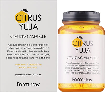 Farm Stay Citrus Yuja Vitalizing Ampule – gyvybingumo suteikianti ampulė