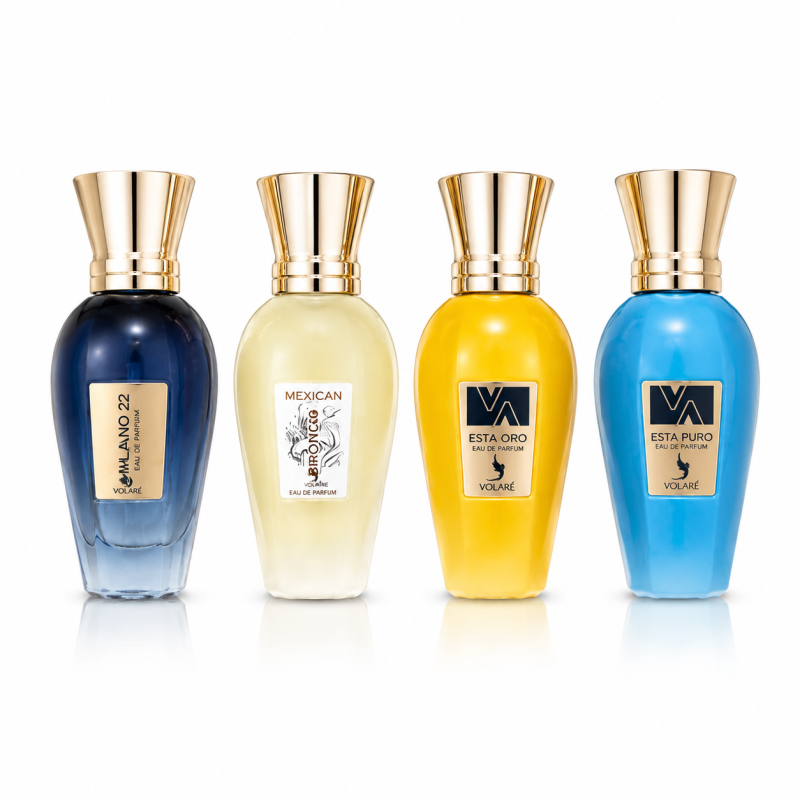 Volaré Discovery rinkinys – 4 mini kvepalai (4 × 25 ml)