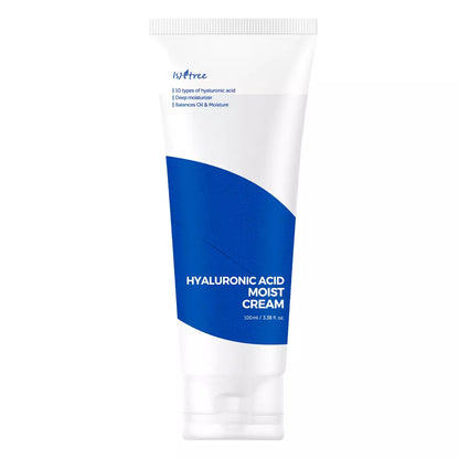Isntree Hyaluronic Acid Moist Cream интенсивно увлажняющий крем для лица