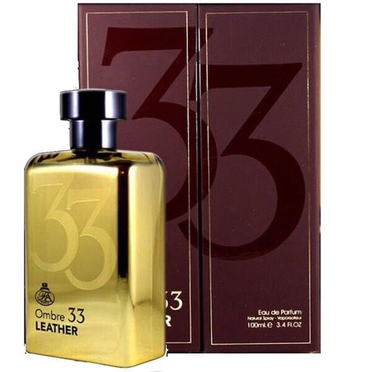 Fragrance World Ombre Leather 33 EDP for men, 100 ml