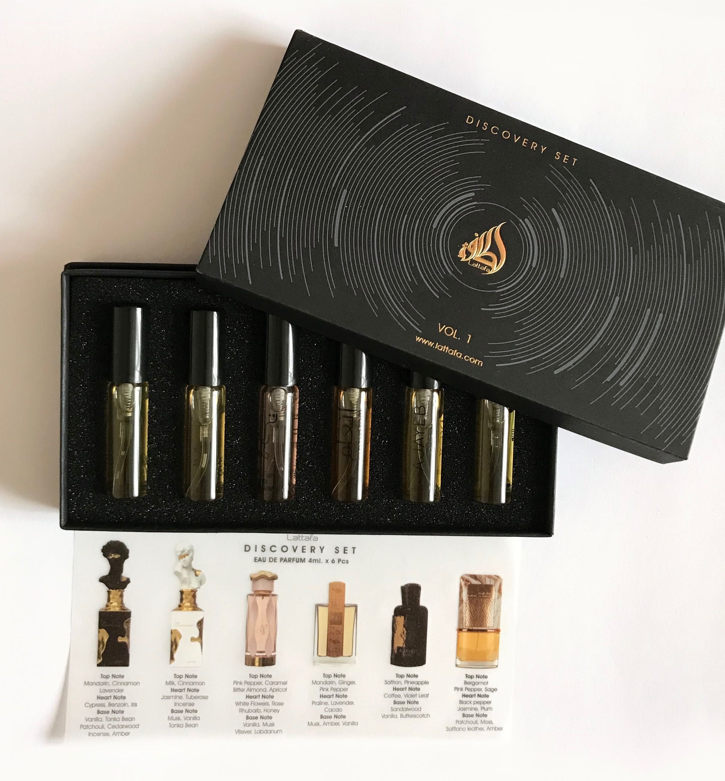 Rinkinys – Lattafa Discovery Set Vol. 1, Unisex – MB ,,Kvapų niša