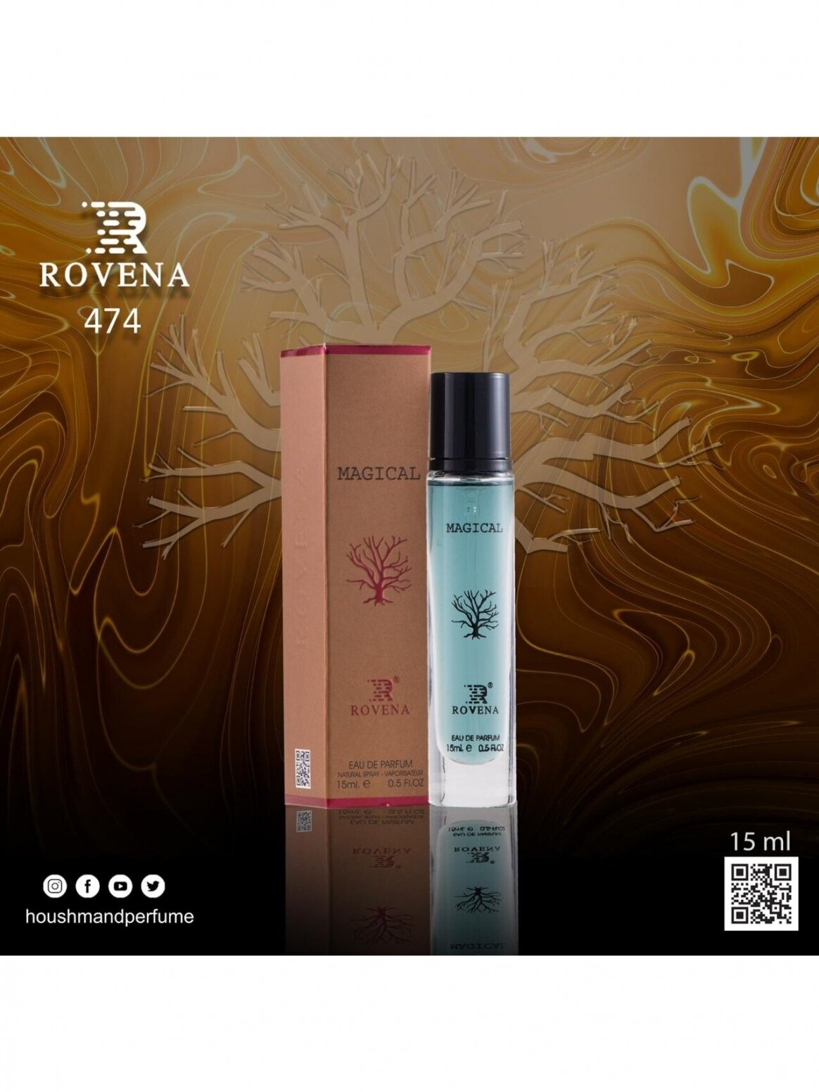 Rovena Magical parfumuotas unisex vanduo 30ml.
