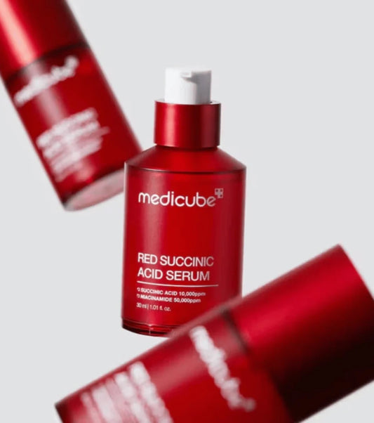 Medicube
Red Succinic Acid Serum
skaistinamasis serumas drėkinamojo poveikio