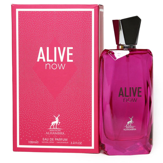Maison Alhambra Alive Now perfume for women is inspired by Hugo Boss Boss Alive Eau de Parfum.