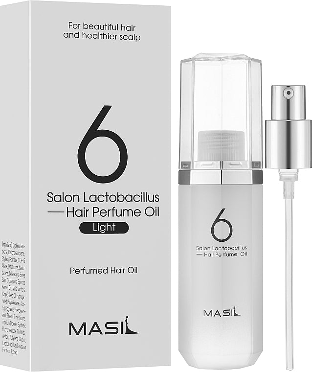 Masil - 6 Salon Lactobacillus Hair Perfume Oil Light - Perfumuotas Plaukų Aliejus - 66ml