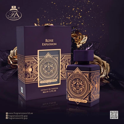 Rose Explosion Fragrance World – Arabian perfume (EDP, 80 ml) | Inspired Initio Atomic Rose