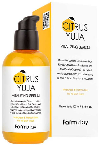 Veido serumas Farm Stay Citrus Yuja Vitalizing, 100 ml